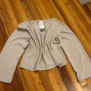 Sweater with Oversized Sleeves